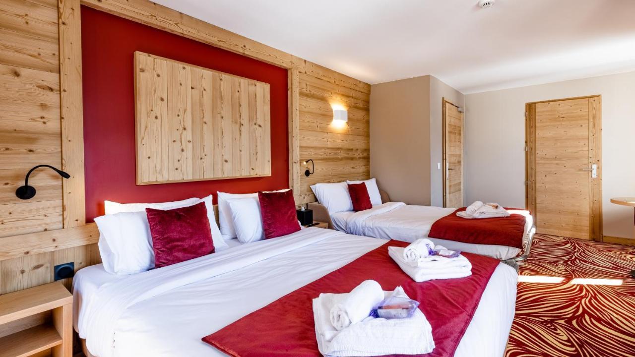 Madame Vacances Hotel Les Cimes Vaujany Bagian luar foto