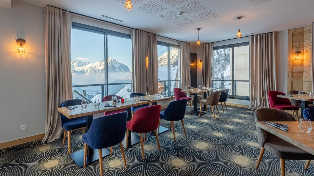 Madame Vacances Hotel Les Cimes Vaujany Bagian luar foto